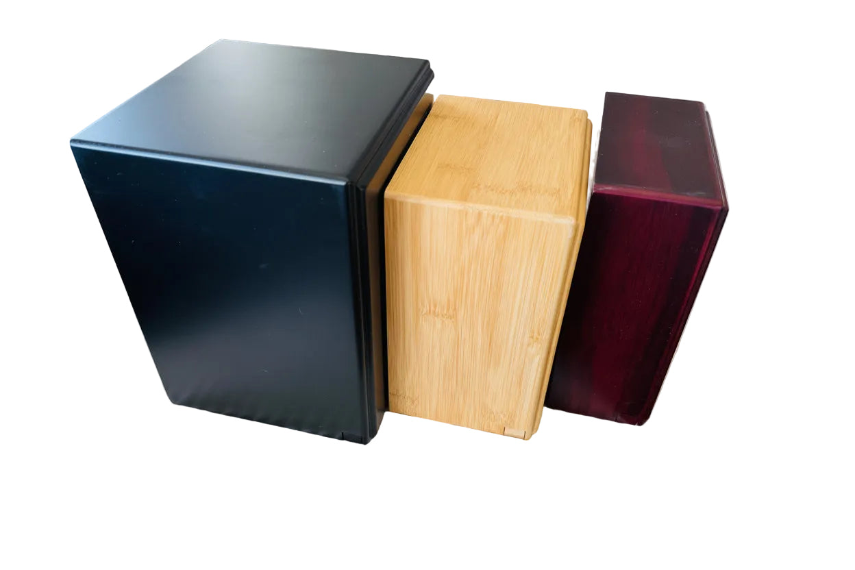 Wood Photo Urn - 3 Styles