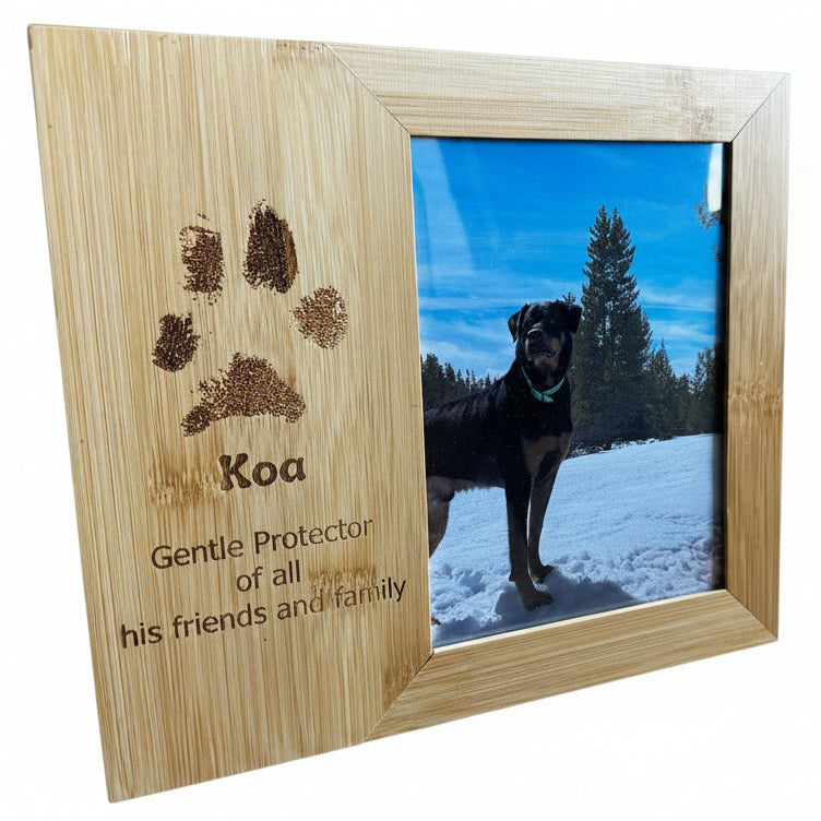 Engraved Print Photo Display