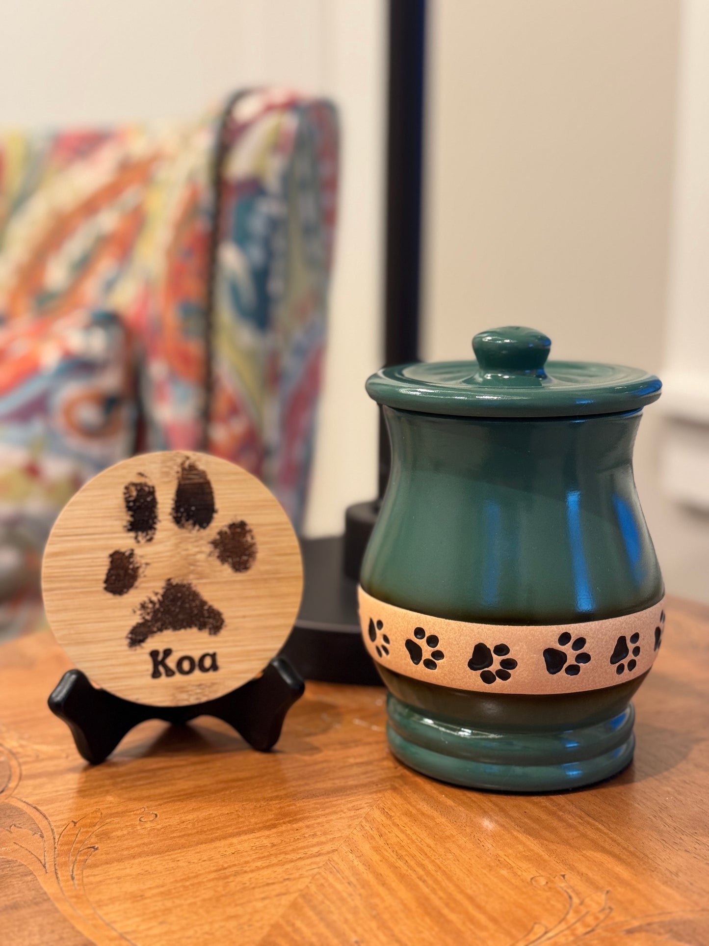 Ceramic Paws Urn