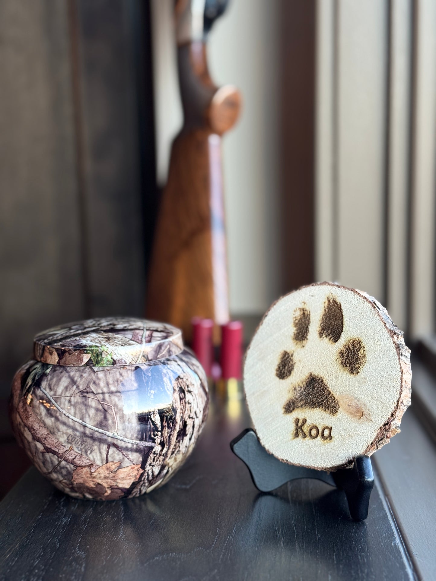 Colorado Pine Engraved Paw Print