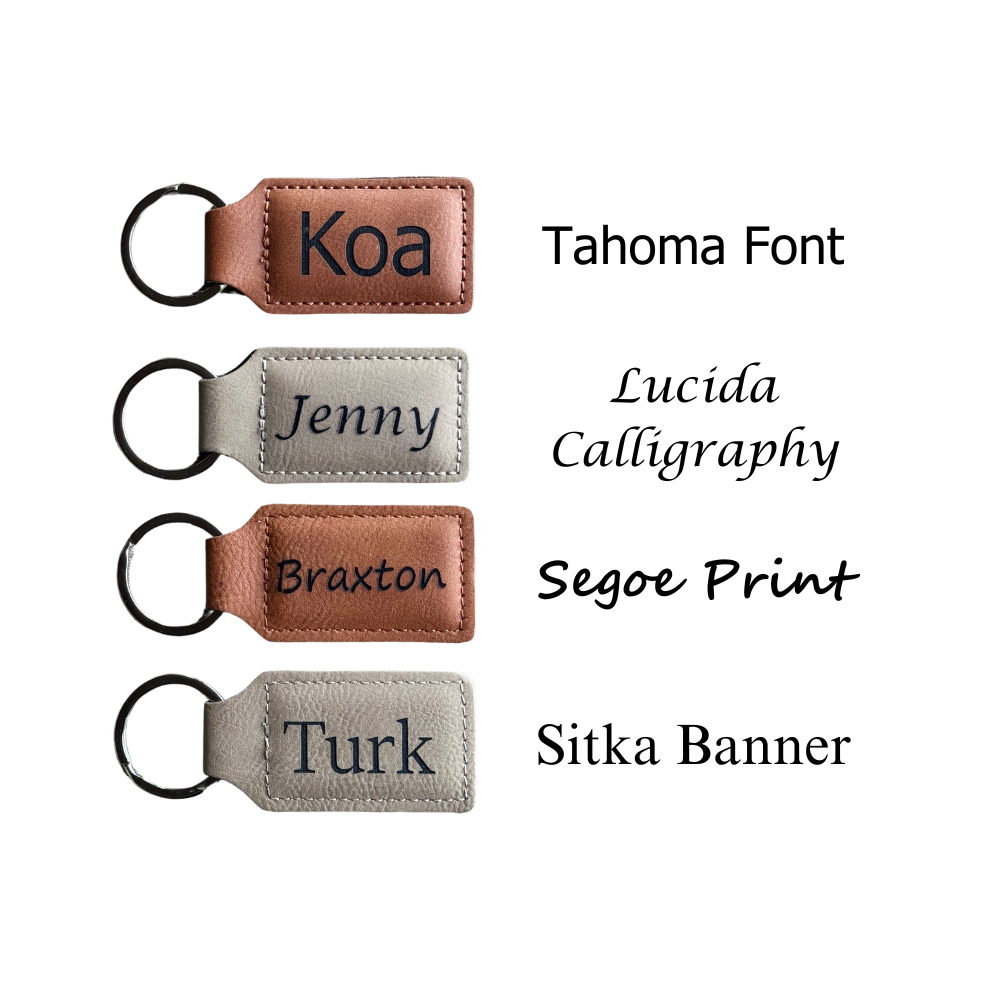 Leather Keychain
