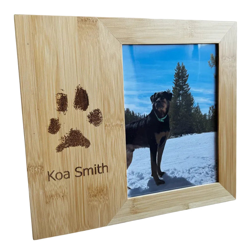 Engraved Print Photo Display