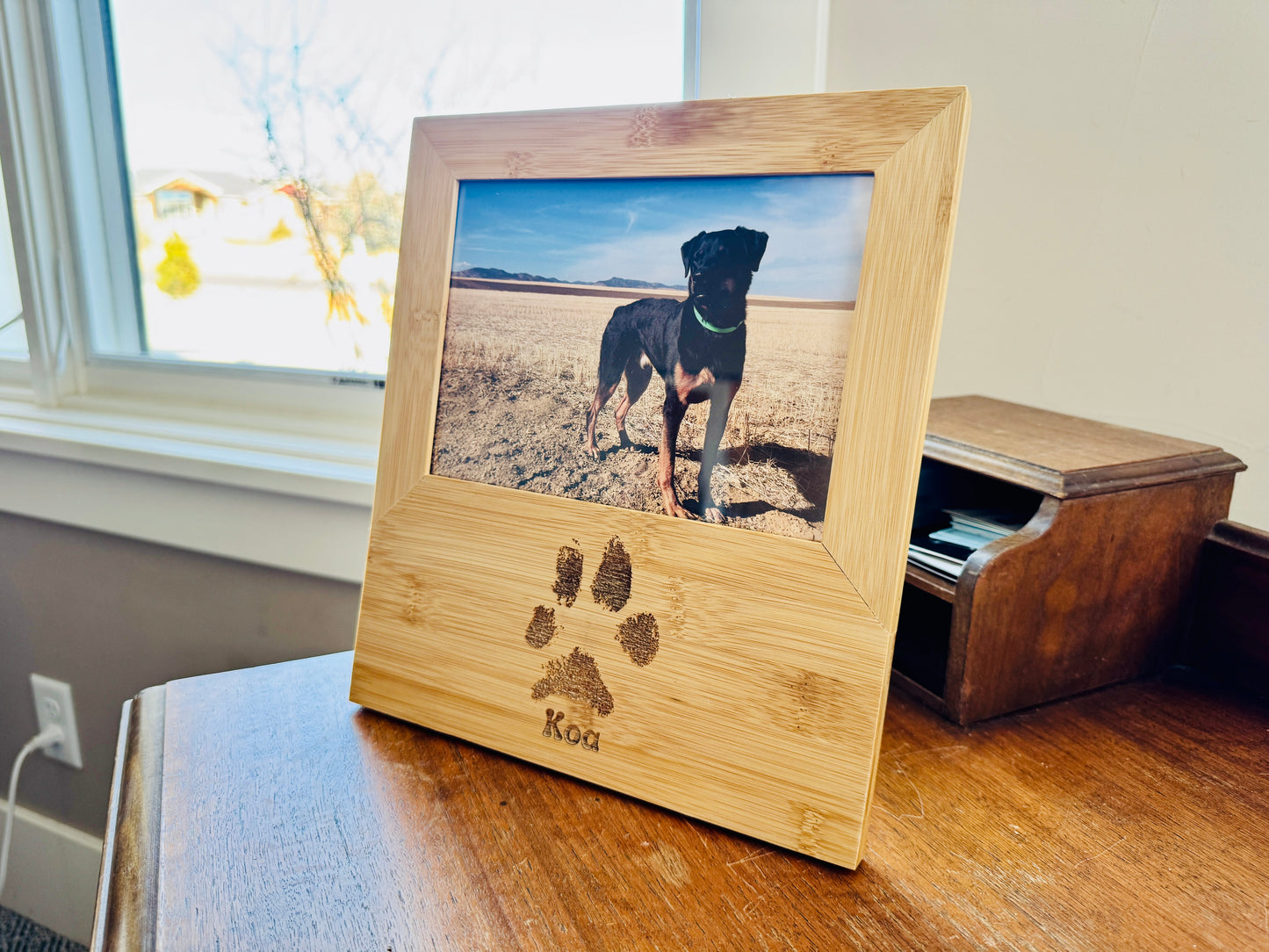 Engraved Print Photo Display