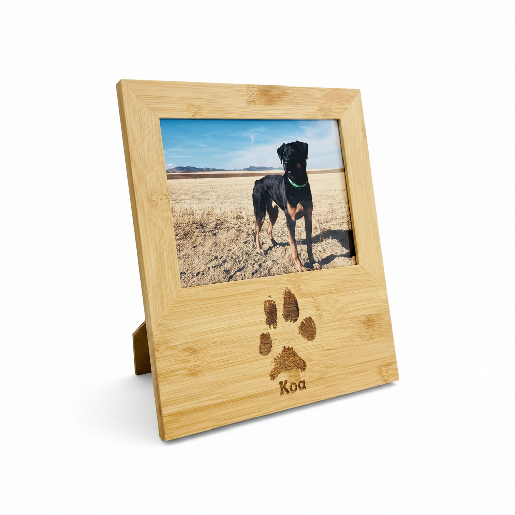 Engraved Print Photo Display