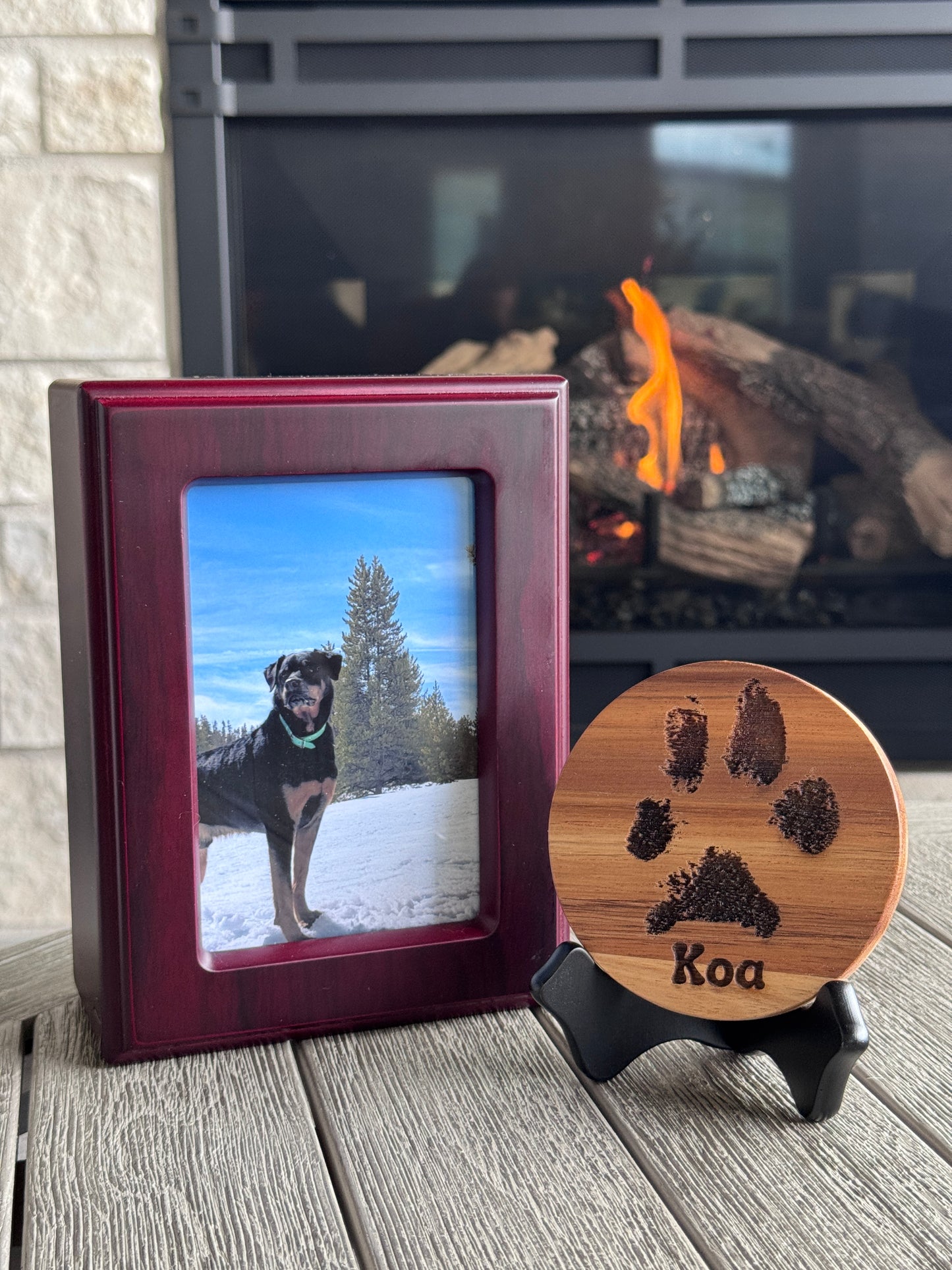 Wood Photo Urn - 3 Styles