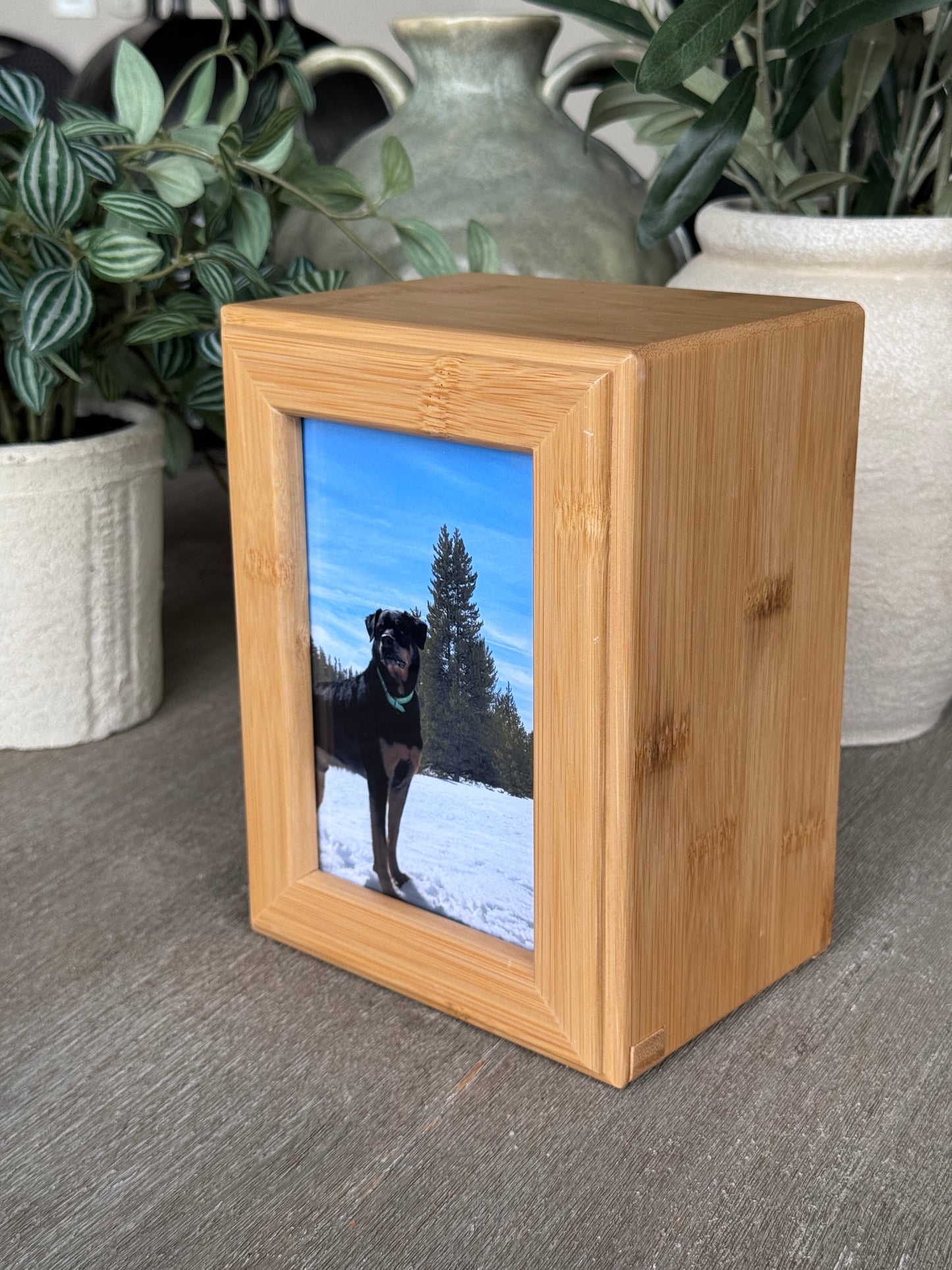 Wood Photo Urn - 3 Styles
