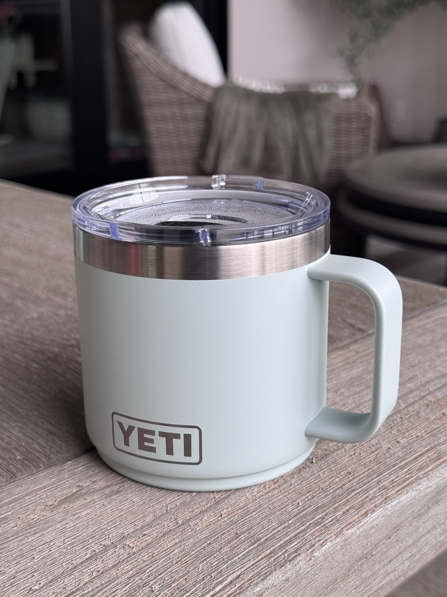 YETI Mug with Engraved Paw Print